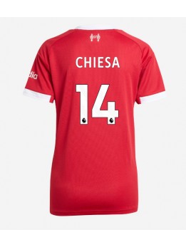 Billige Liverpool Federico Chiesa #14 Hjemmedrakt Dame 2025-26 Kortermet